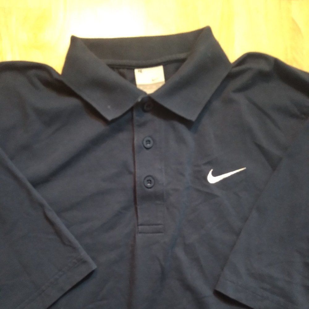 Vintage Nike Small Swoosh Logo Polo Shirt
